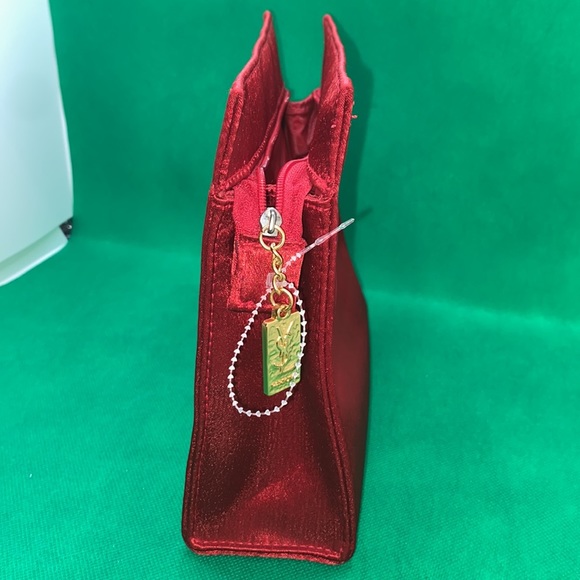 Yves Saint Laurent YSL Perfume Red Satin Bag - Picture 3 of 12